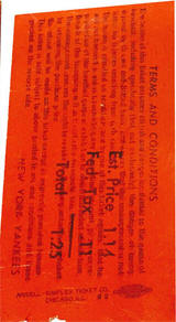 1954 ticket stub back 