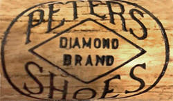 Peters Shoes Diamond Brand baseball bat