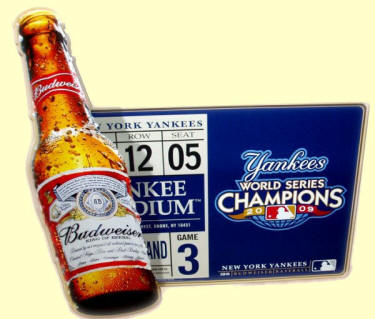 Budweiser 2009 Yankees World Series Champs