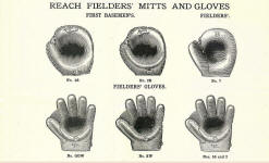 1901 Reach Base Ball Gloves