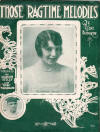 1912 "Those Ragtime Melodies" New York Giants Rube Marquard  Sheet Music