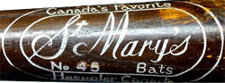 St. Mary's Baseball bat