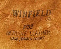Winfield Baseball Glove