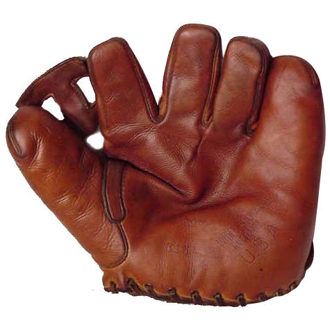 Investigating Vintage Baseball Gloves - Sweet Pea