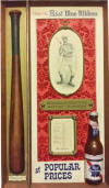Pabst Blue Ribbon Beer Baseball's Old-Time Batting Champions Wall Sign