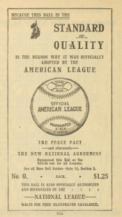 1904 Reach OAL Baseball ad