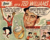 1948 Ted Williams Nabisco Premium Baseball Ring Newspaper Advertisement
