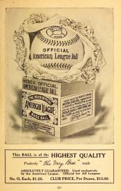 1908 Reach OAL Baseball ad