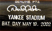2002 Yankees Derek Jeter Bat Day Bat