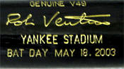 2003 Yankees Bat Day Robin Ventura