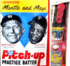  	1967 Transogram Mickey Mantle and Willie Mays Pitch-up Practice Batter Baseball Game