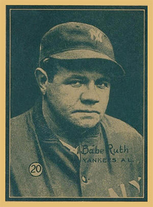 1931 W517 Babe Ruth Card 20