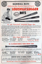 1939 Louisville Slugger Baseball Bats