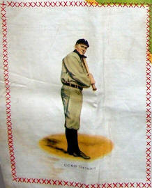 1912 Baseball-Motif Pillowcase Tobacco Premium