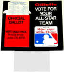 1970 Official All-Star Ballot Box Display