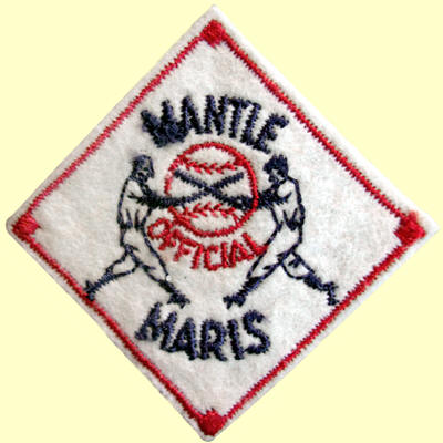  Official Mickey Mantle Roger Maris Patch 