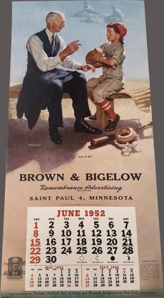 Connie Mack Brown & Bigelow Calendar