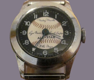 Black border baseball watch with Sandy Koufax