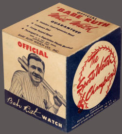 1949 Babe Ruth Exacta Wrist Watch Box