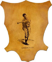1912-1914 L1 Baseball Players Leather Turkish Trophies Tobacco Premiums 