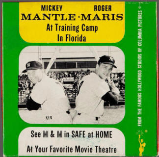 Mickey Mantle & Roger Maris"Safe At Home" 8MM Film