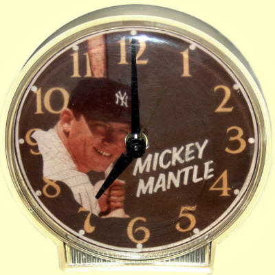 Mickey Mantle Alarm Clock