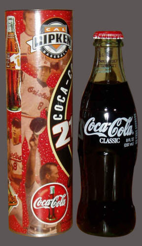 2001 Cal Ripken Coca-Cola Collectors Bottle