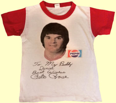 1977 Pepsi-Cola Pete Rose Superstar T-Shirt
