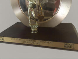 Mickey Mantle 1976 Celebrity Golf Tournament Trophy