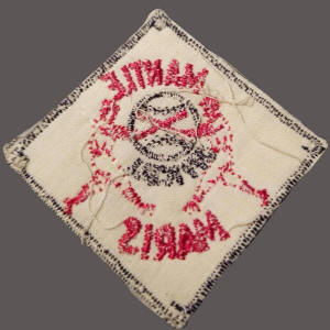 Mickey Mantle Roger Maris Cloth Patch Back