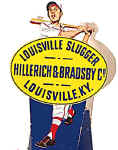 Louisville Slugger Cardboard Bat Rack Store Display 