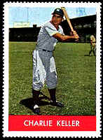 1944 New York Yankees Album Stamp Charlie Keller