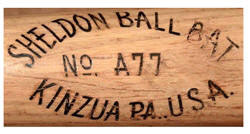 The Sheldon Handle Co. baseball bat brand