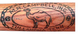 M.R. Cmpbell Baseball Bat Camel