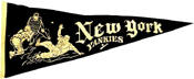 1950's New York Yankies [sic] Yankees Pennant