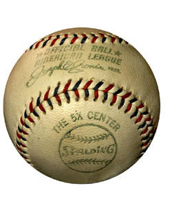 Spalding 5X Center Baseball