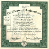 Limited Edition Certificate of Authenticity