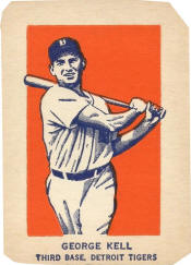 1952 Wheaties George Kell Baseball Card