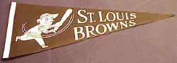 1950 St. Louis Browns Souvenir Pennant
