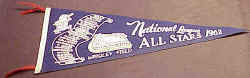 1962 National League All-Stars Souvenir pennant