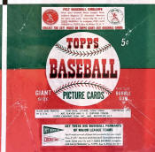 1952 Topps Baseball Card Wax Pack Pennant Offer