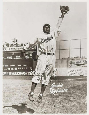 1952 Berk Ross Jackie Robinson Photo