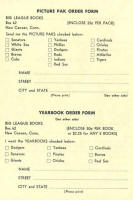 1966 Big League Books, Jay Publishing order form