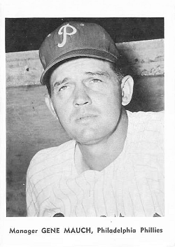 Philadelphia Phillies Jay Publishing Picture Pack Gene Mauch MG