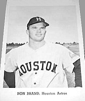 Houston Colt 45's - Astros Jay Publishing Picture Pack Ron Brand