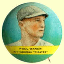 1932 -1934 Orbit Gum Pin unnumbered Paul Waner