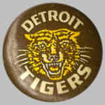 Detroit Tigers 1950 American Nut & Chocolate Pin