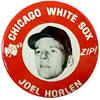 Joel Horlen1969 MLBPA Kelly's Potato Chips Pinback button