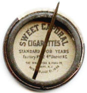 1910-1912 Sweet Caporal Pin Back