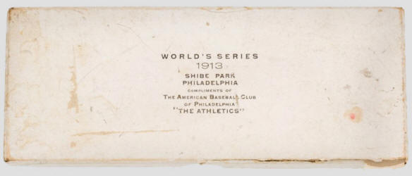 1913 World Series Press Pin original Box